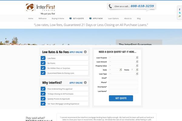 interfirstlending.com site used Vonk