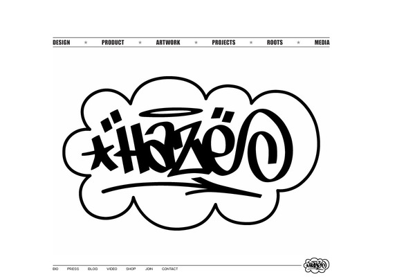 Haze theme site design template sample
