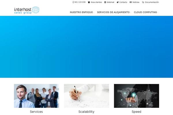 The7 theme site design template sample
