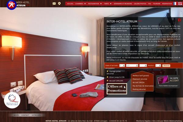 Atrium theme site design template sample