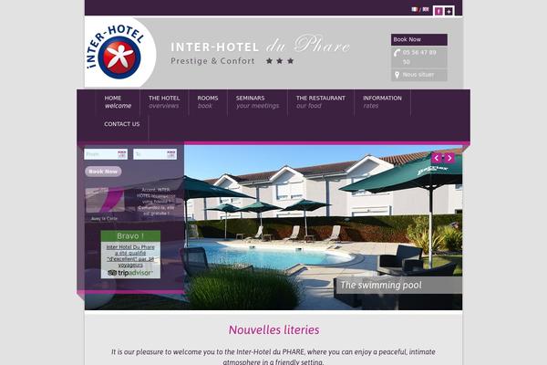 Nice Hotel theme site design template sample