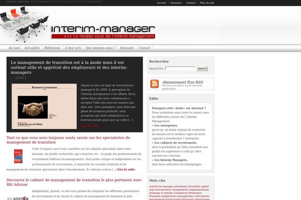 Gotham News theme site design template sample