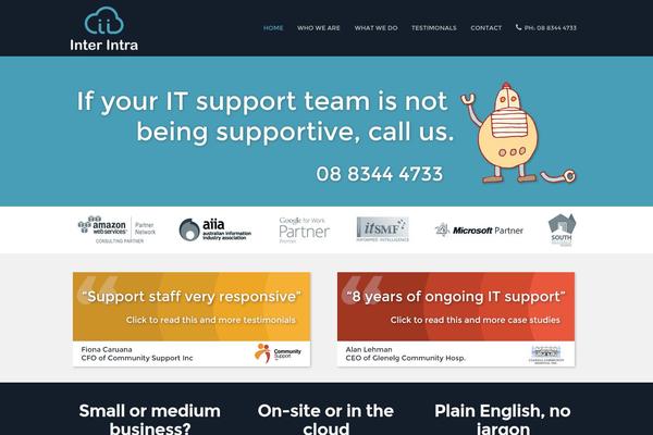 California-wp theme site design template sample