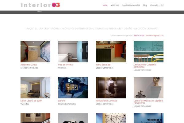 Divi theme site design template sample
