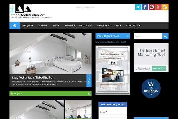 Metro theme site design template sample