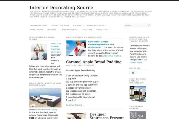 Platform theme site design template sample