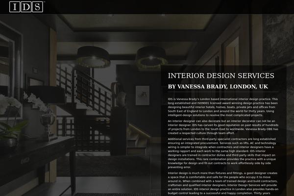 Ids theme site design template sample