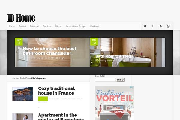 Nexus theme site design template sample