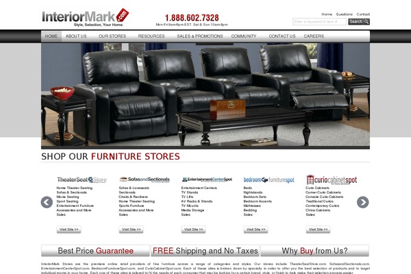 interiormark.com site used Interior