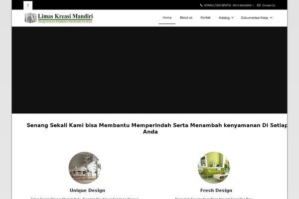 Envision theme site design template sample