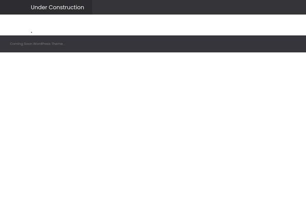 Coming-soon-lite theme site design template sample