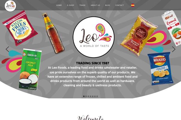 Superfood theme site design template sample