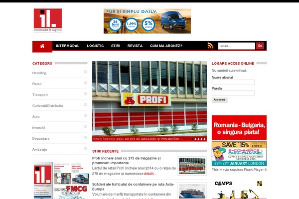 intermodal-logistic.ro site used Newstime