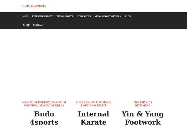 Samurai-school theme site design template sample