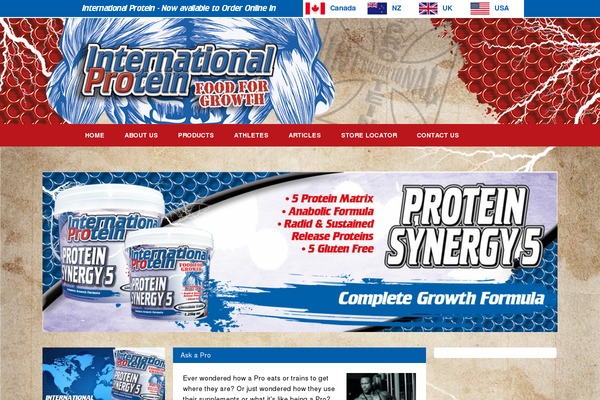 Inspire theme site design template sample