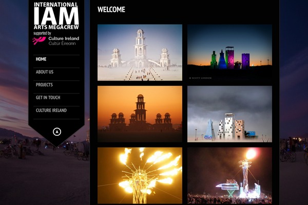 King Size theme site design template sample