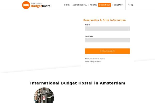 internationalbudgethostel.com site used Ideastudio