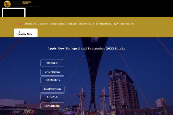 internationalbusinesscollege.co.uk site used Oxence