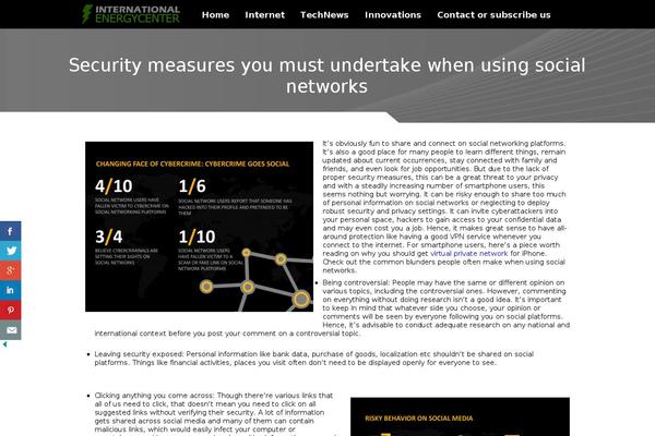 internationalenergycentre.com site used Business-elite