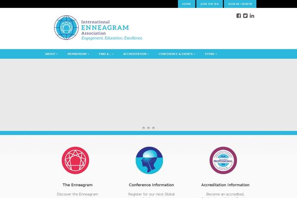 internationalenneagram.org site used Gaea