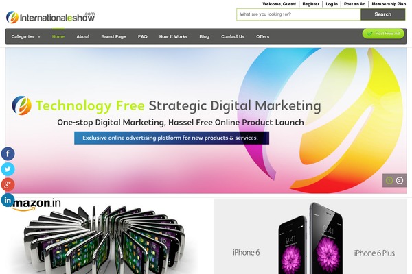 Ies theme site design template sample