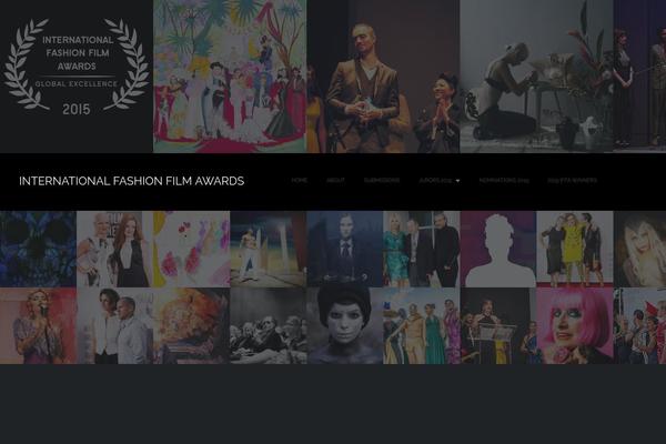 Fullscreen theme site design template sample