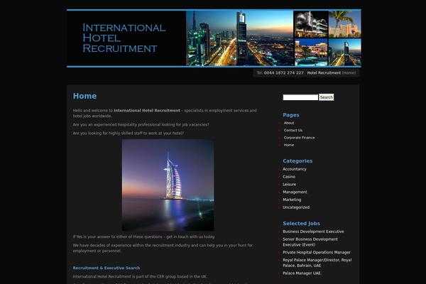 blackneon theme site design template sample