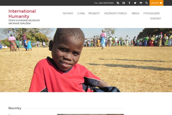 Charitas theme site design template sample