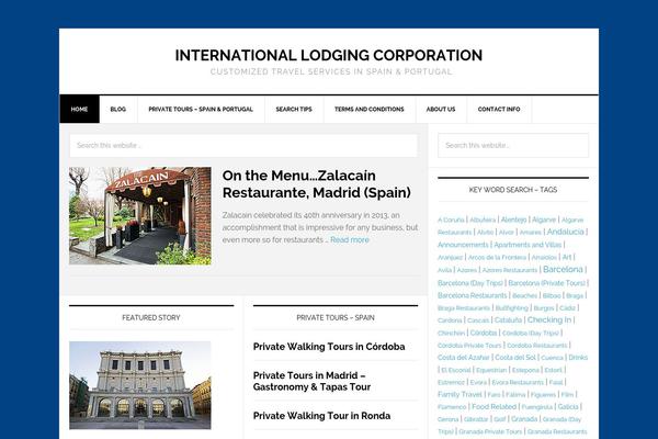 News Pro theme site design template sample