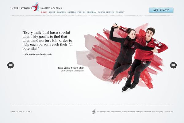 Isa theme site design template sample