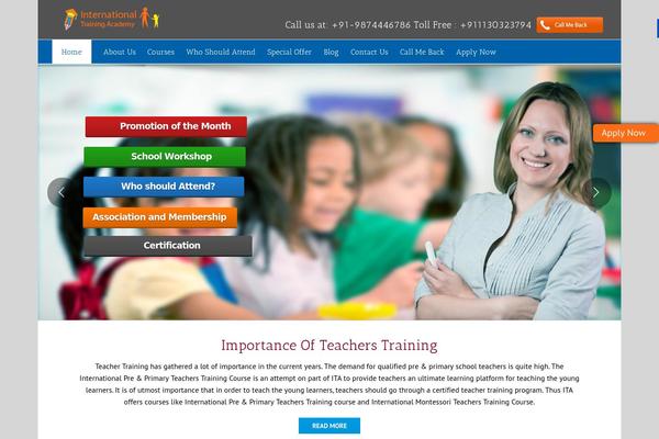 internationalteacherstraining.com site used Ita