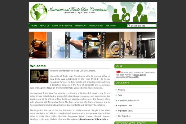 internationaltradelaw.org site used Itl