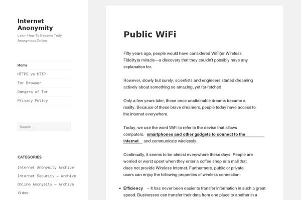 Twentyfifteen Child theme site design template sample