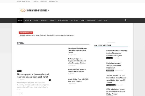 Site using Coin-market-cap plugin