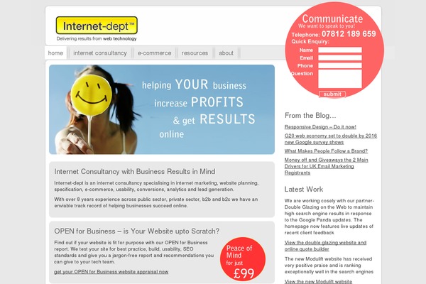 Site using Groovy-menu-free plugin