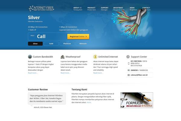 Rackhost theme site design template sample