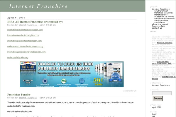 Classic theme site design template sample