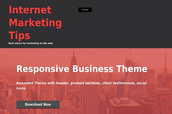 embr theme site design template sample