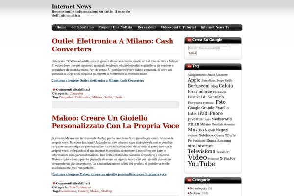 Box Tube theme site design template sample