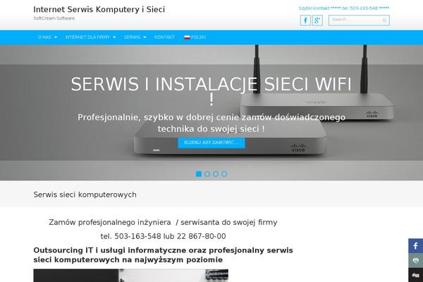 Site using File Away plugin