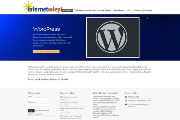 Promotion theme site design template sample