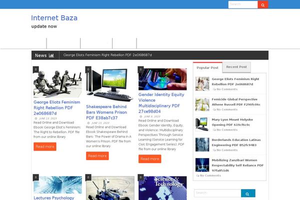 Republic theme site design template sample
