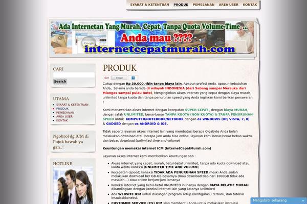 Icm theme site design template sample