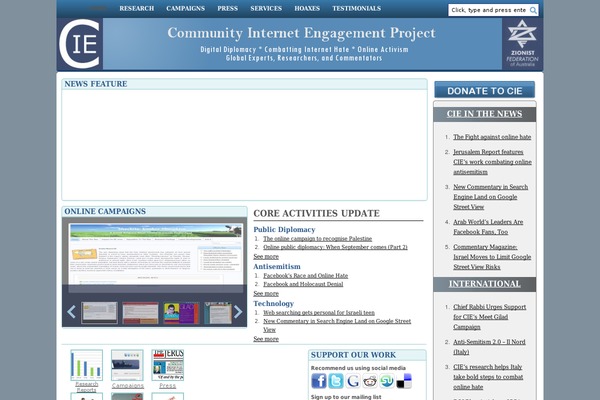 Site using Front-slider plugin