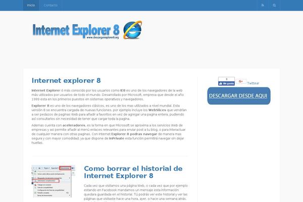 internetexplorer8.org site used Express