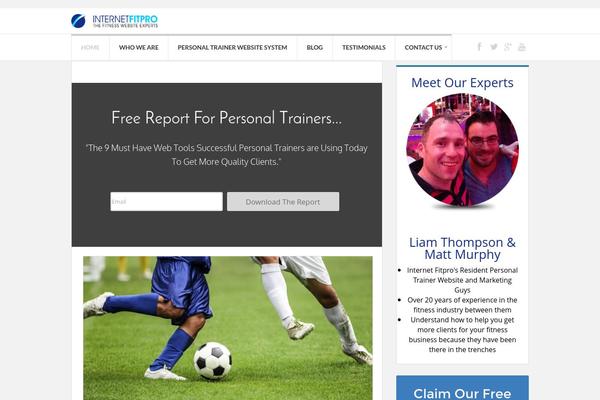 Performag theme site design template sample