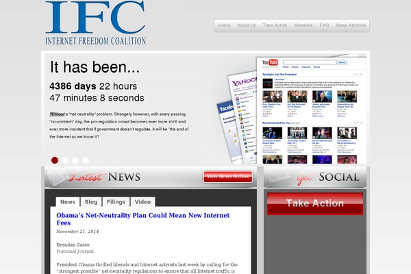 internetfreedomcoalition.org site used Ifc