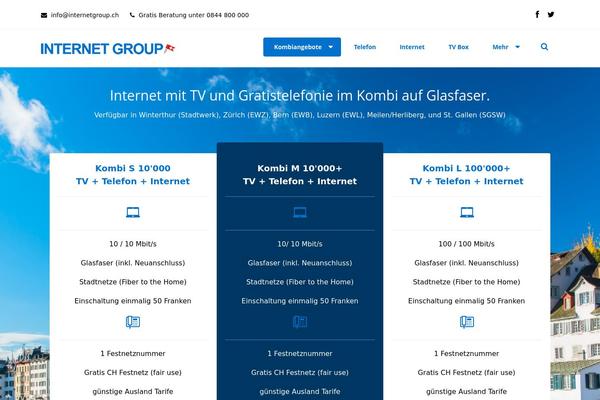 Energizo theme site design template sample