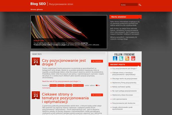 eDegree° theme site design template sample