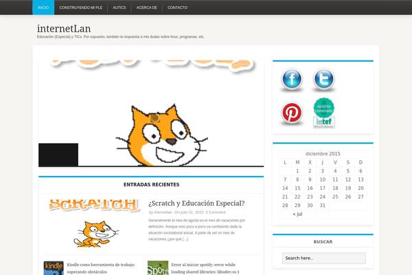 iMag Mag theme site design template sample